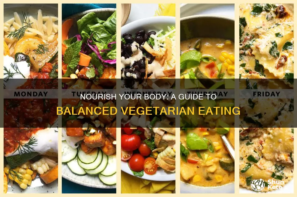 how to plan a balanced vegetarian diet