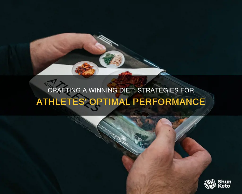 how to plan a diet for an athlete