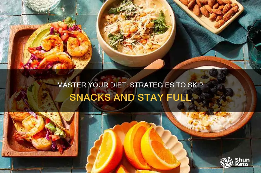 how to plan diet stop snacks in-between meals