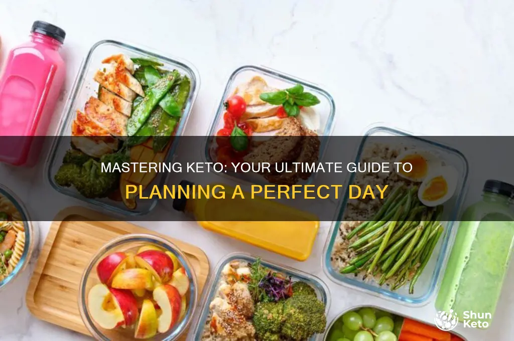 how to plan out a day of eating keto