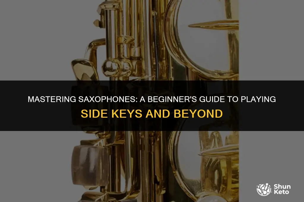 how to play spatula kets side keys and on sax