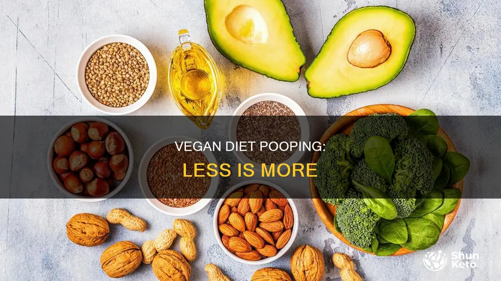 how to poop less on a vegan diet