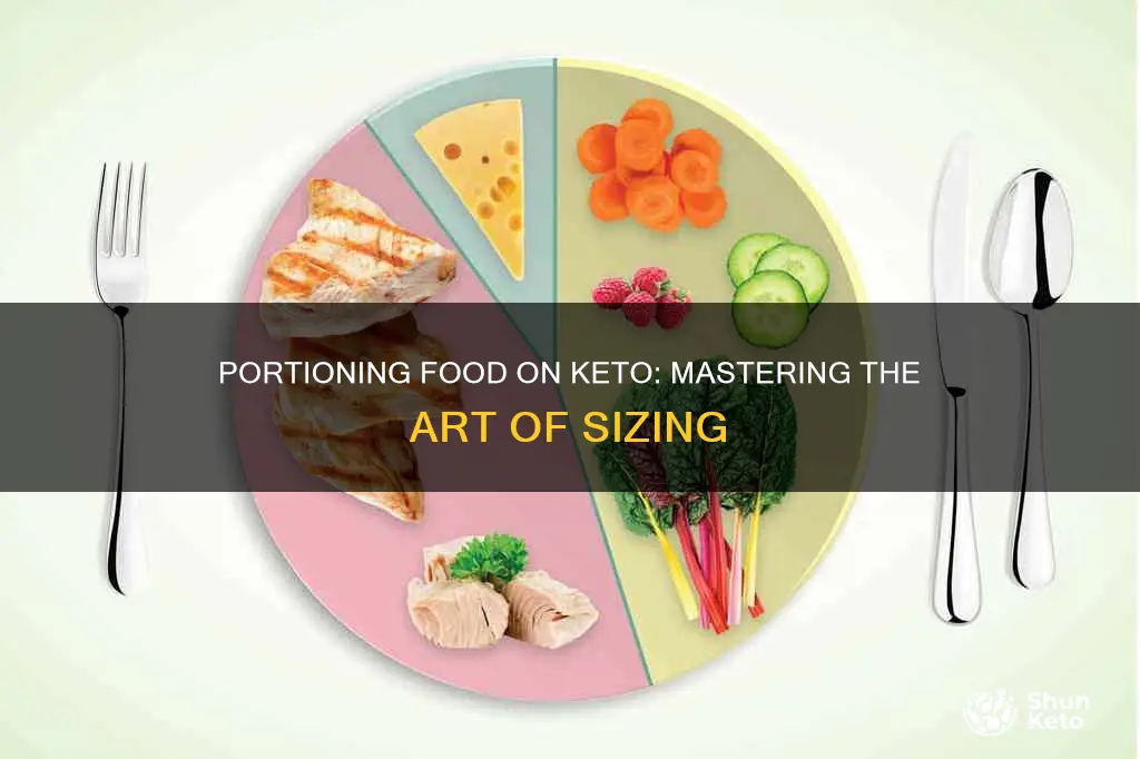 how to portion food on keto