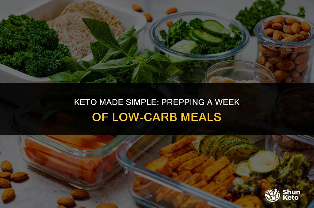 how to prep one week of keto