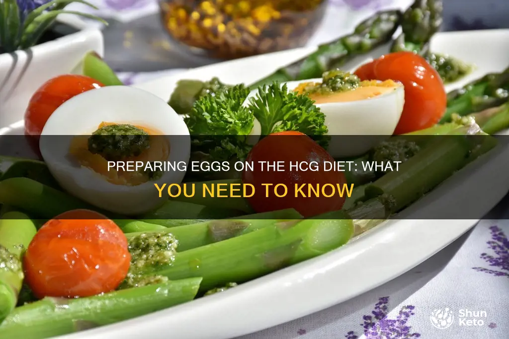 how to prepare eggs on hcg diet