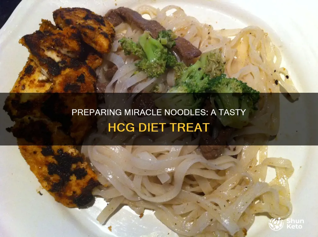 how to prepare miracle noodles on hcg diet