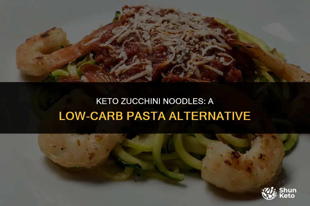 how to prepare zucchini noodles keto