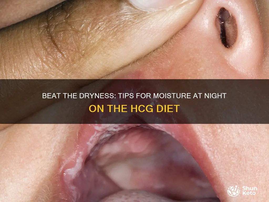 how to prevent night dry mouth on the hcg diet