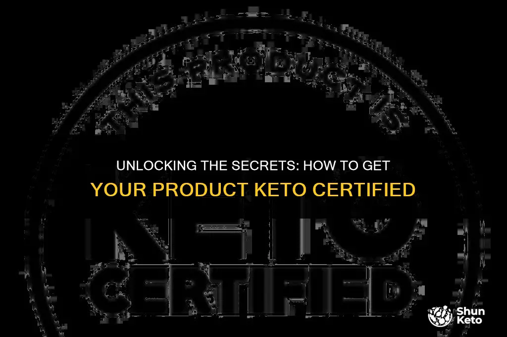 how to product be keto certified