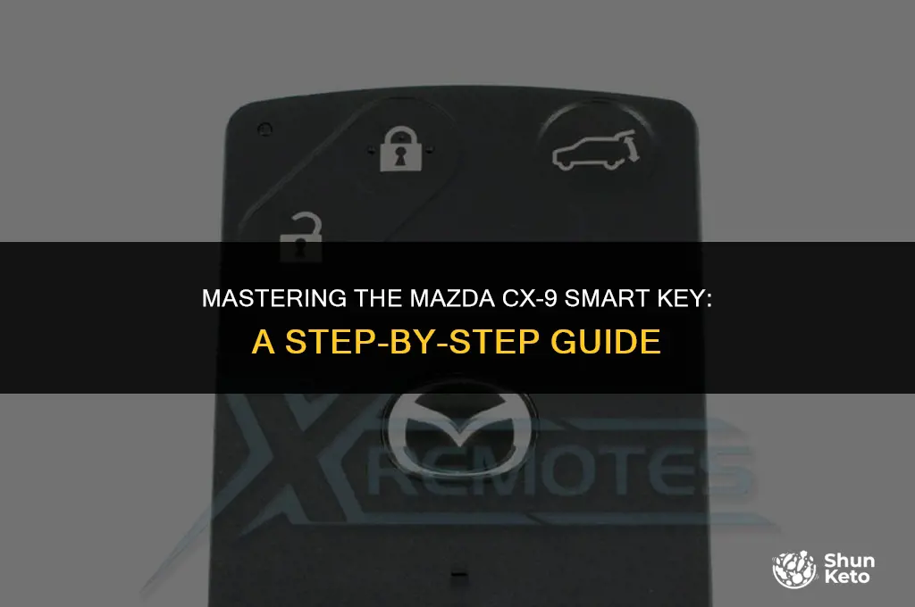 how to program mazda cx 9 smart ket