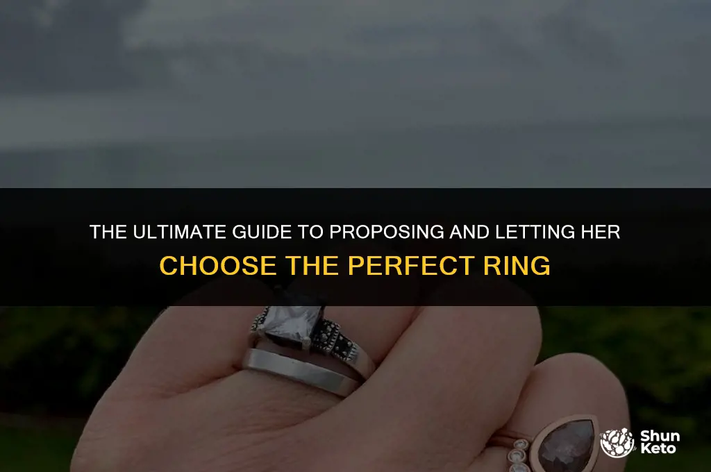 how to propose and ket her chose ring