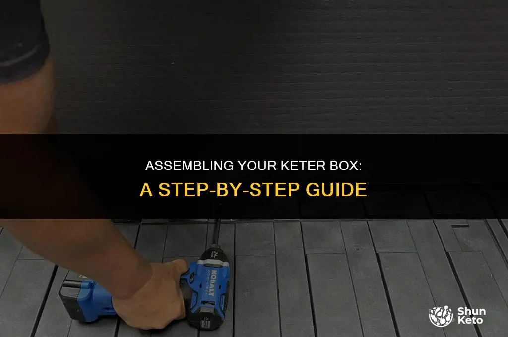 how to put a keter box together