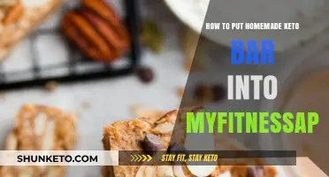 Syncing Your Homemade Keto Bar with MyFitnessPal: A Simple Guide
