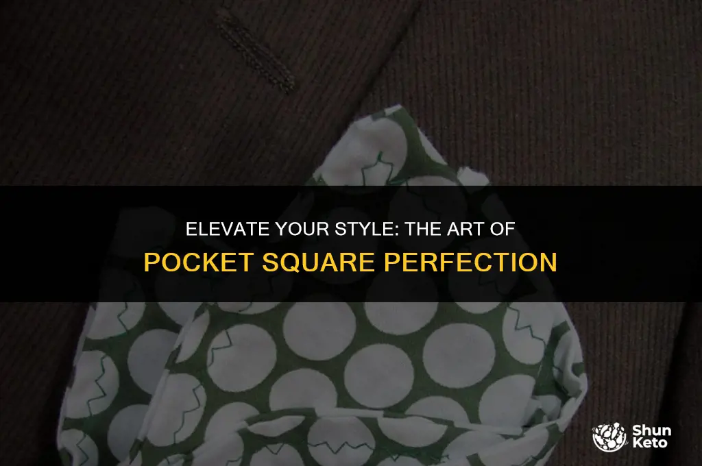how to put in a po ket square