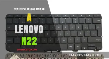 Reattaching the Keyboard on a Lenovo N22 Laptop: A Step-by-Step Guide