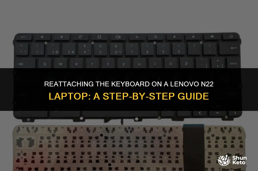 how to put the ket back on a lenovo n22