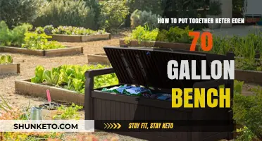 Assembling the Keter Eden 70 Gallon Bench: A Step-by-Step Guide