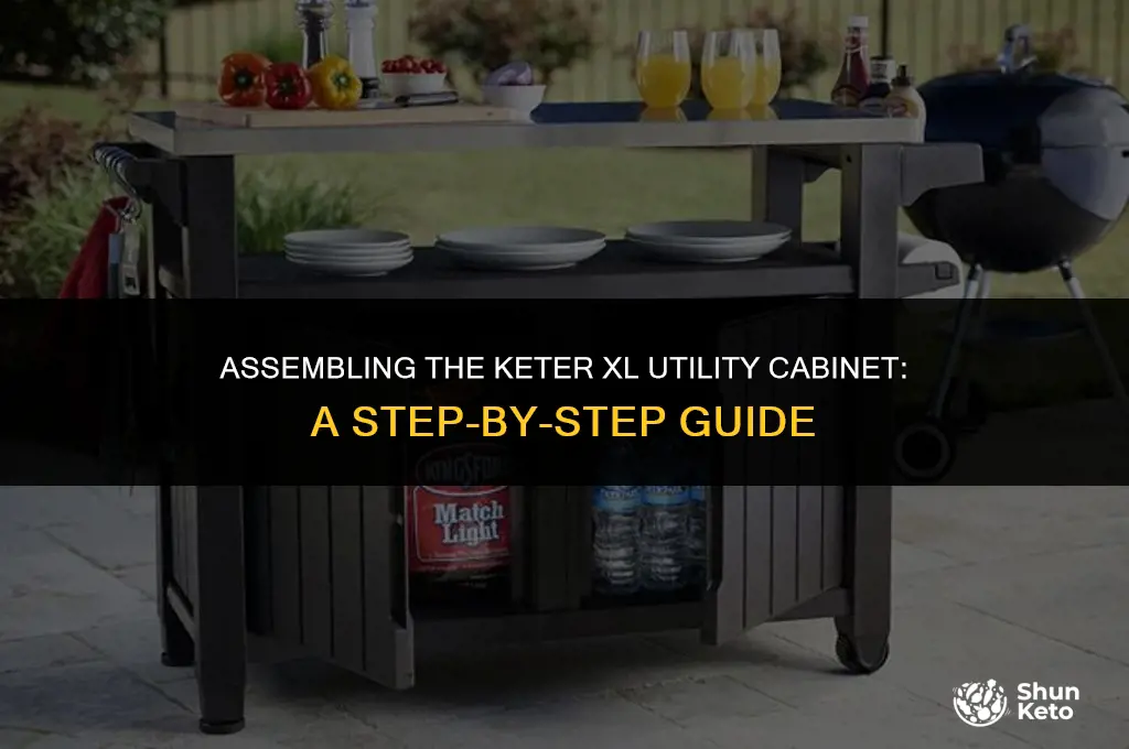 how to put together keter xlutilty cabinet