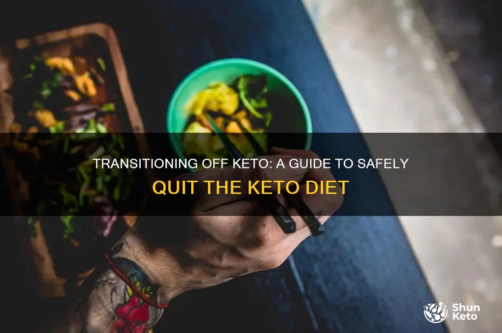 how to quit keto diet