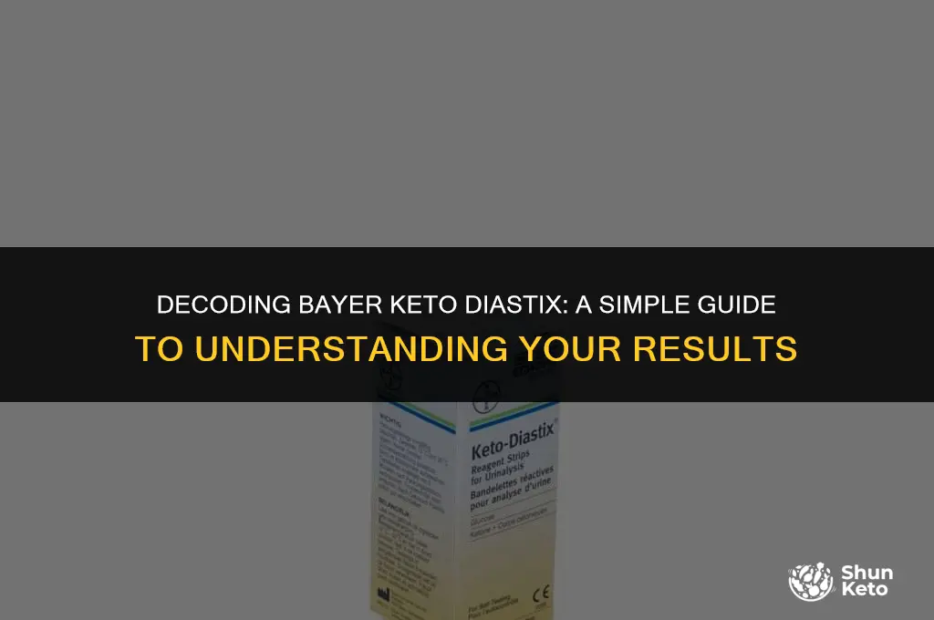 how to read bayer keto diastix