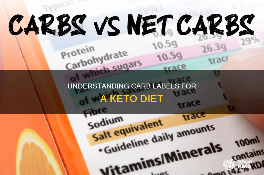 how to read carb labels keto