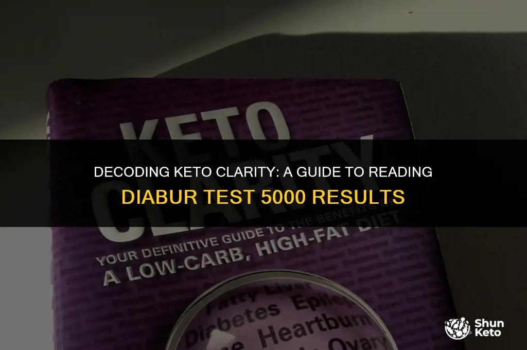 how to read keto diabur test 5000