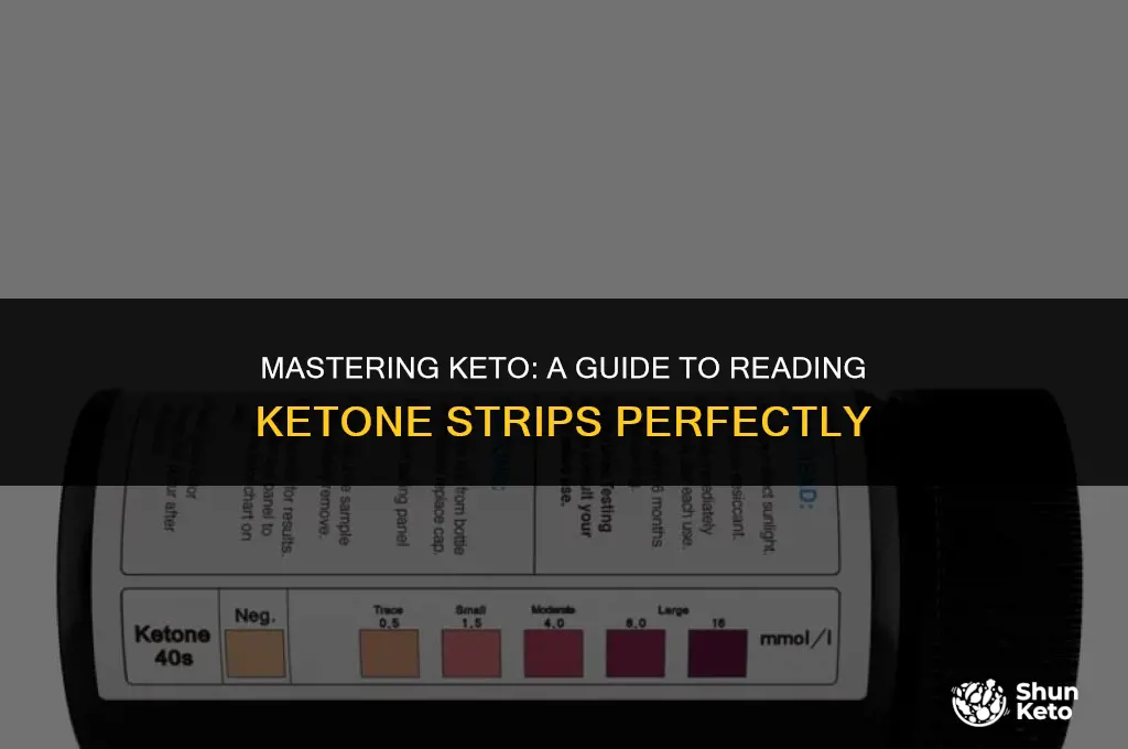 how to read perfect keto ketone strips