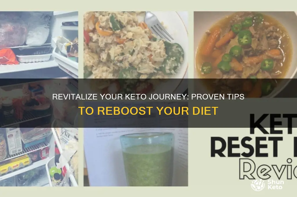 how to reboost your keto diet