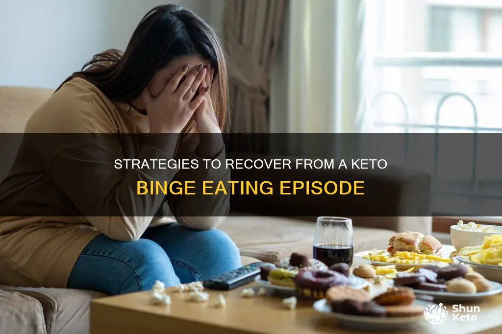 how to recover from a food binge keto