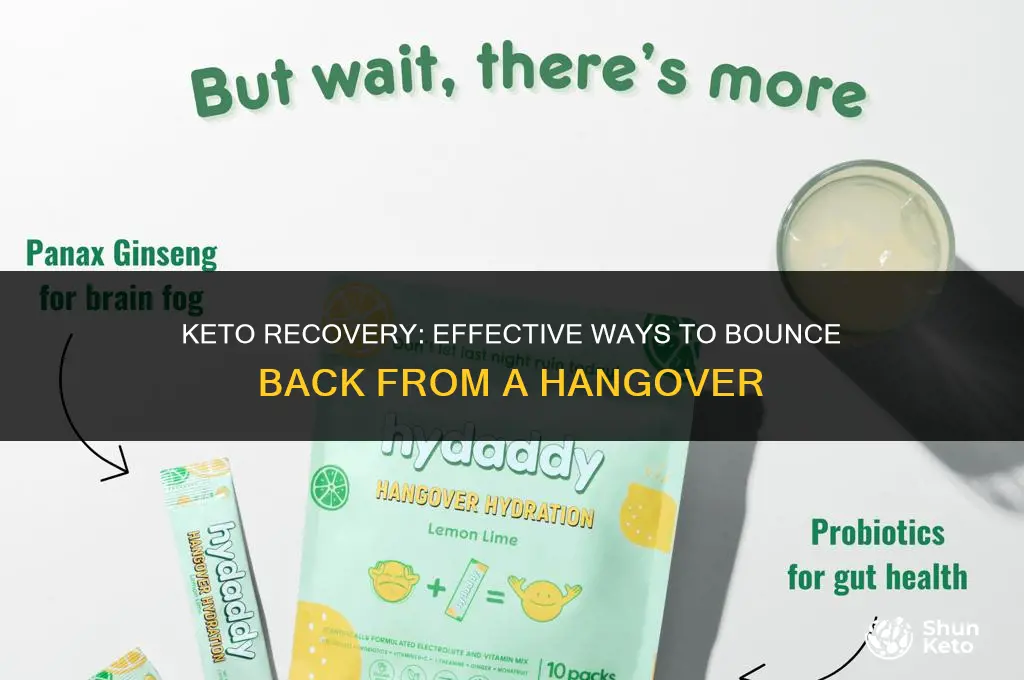 how to recover from a hangover on keto