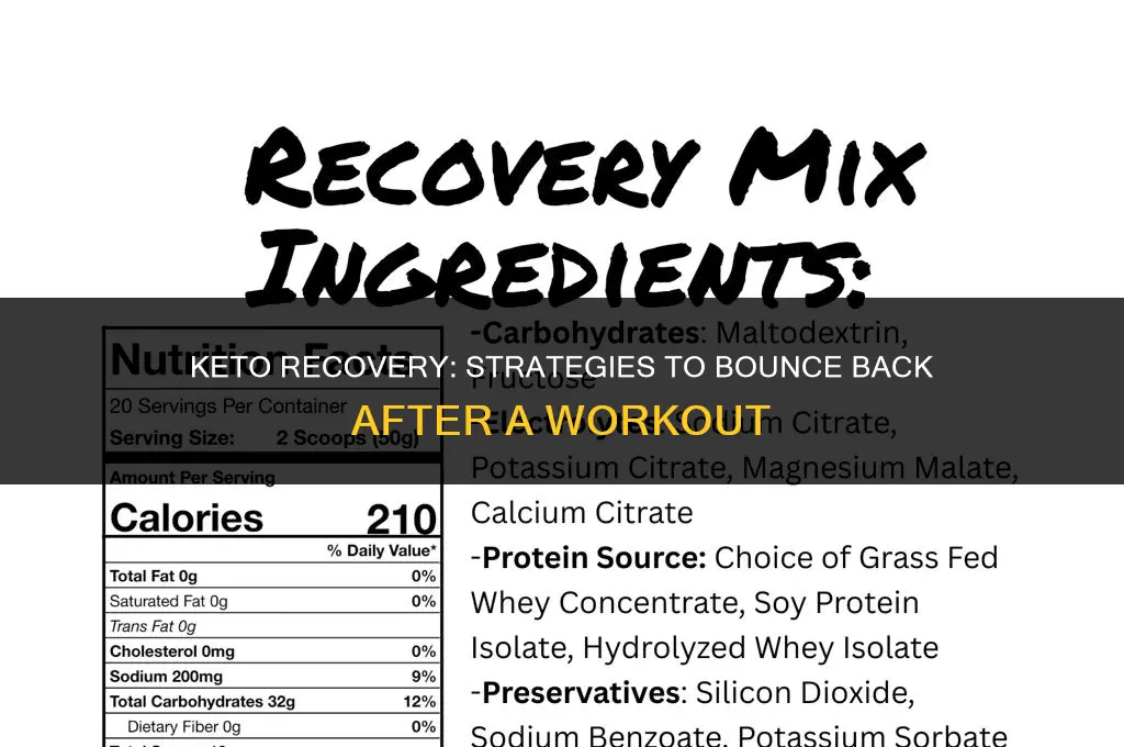 how to recover from a workout on keto