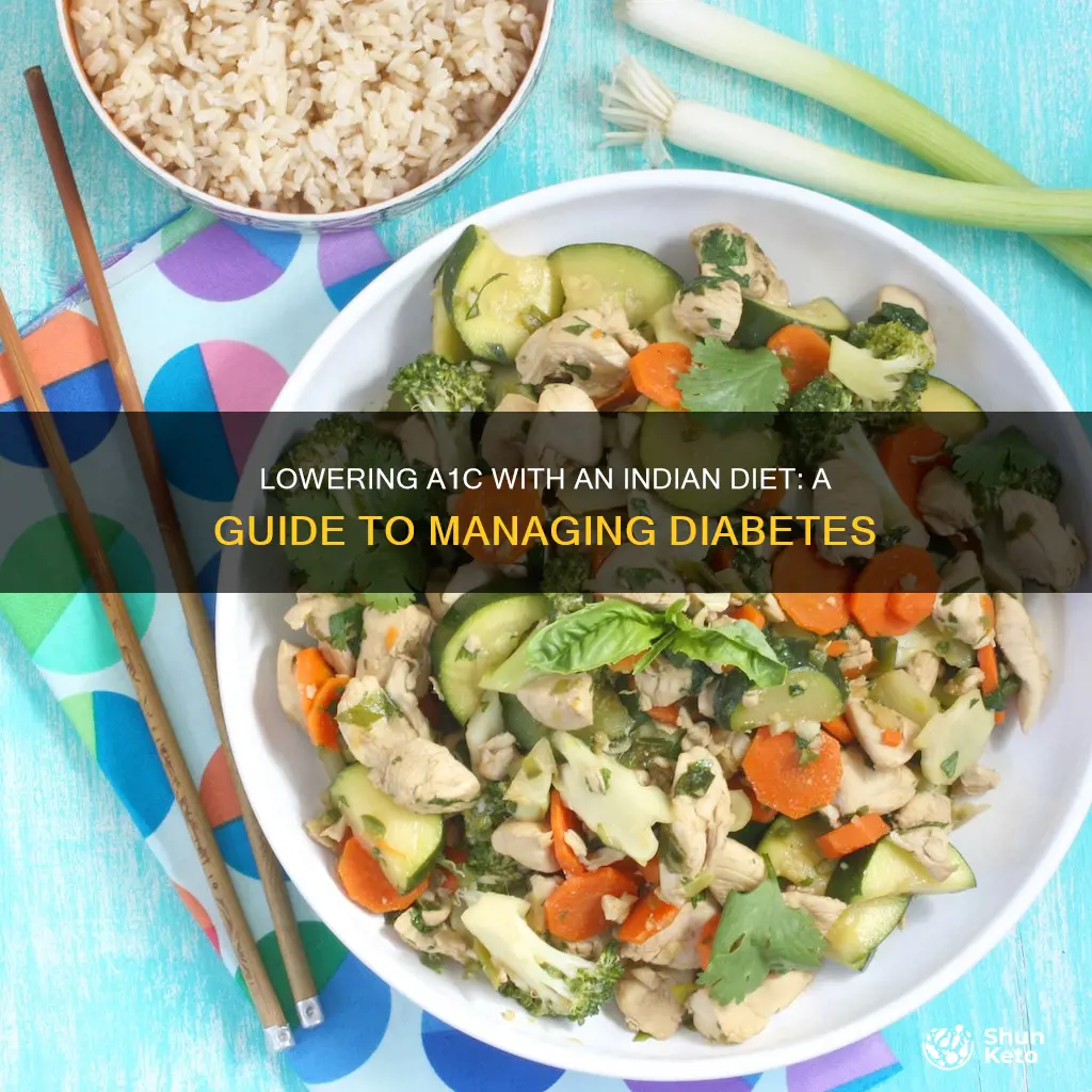 how to reduce a1c with indian diet