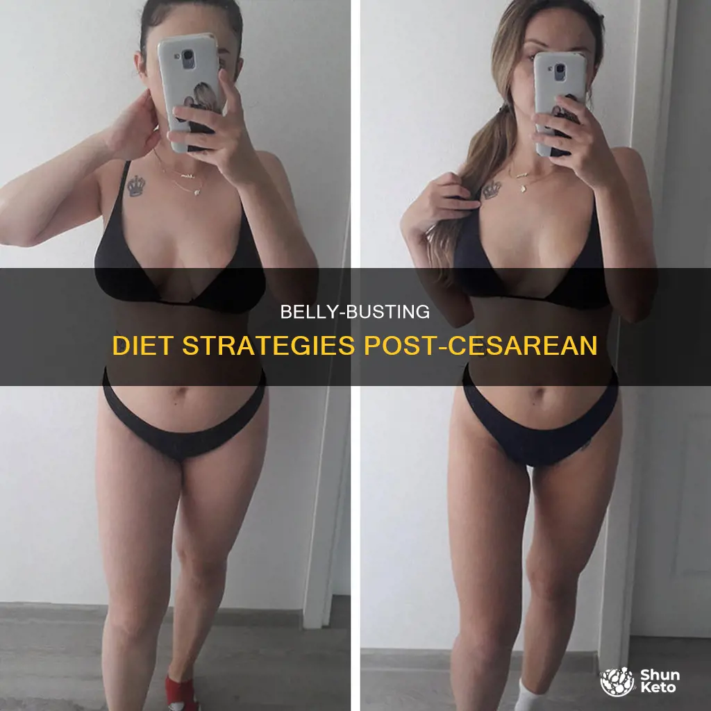 how to reduce belly after c section diet