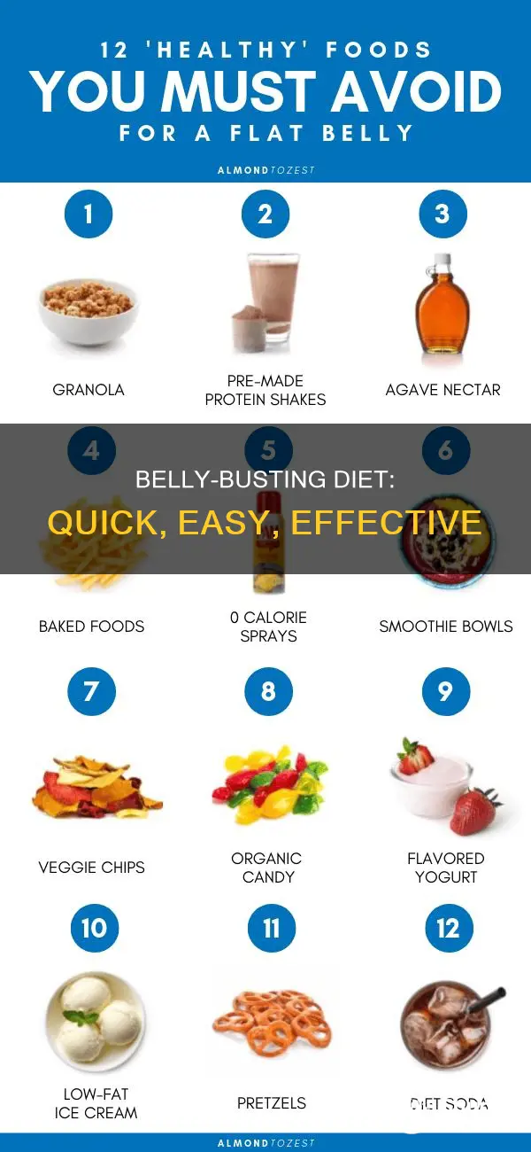 how to reduce belly in a week by diet