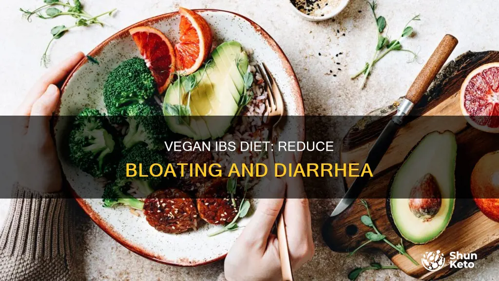 how to reduce bloating and diarrhea vegan diet ibs