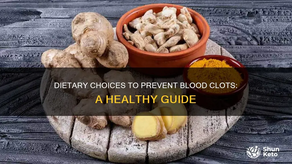 how to reduce blood clots diet