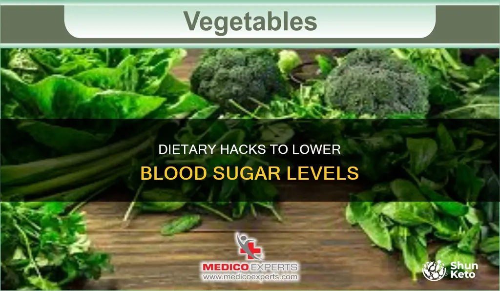 how to reduce blood sugar with diet