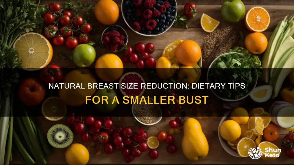 how to reduce breast size by diet