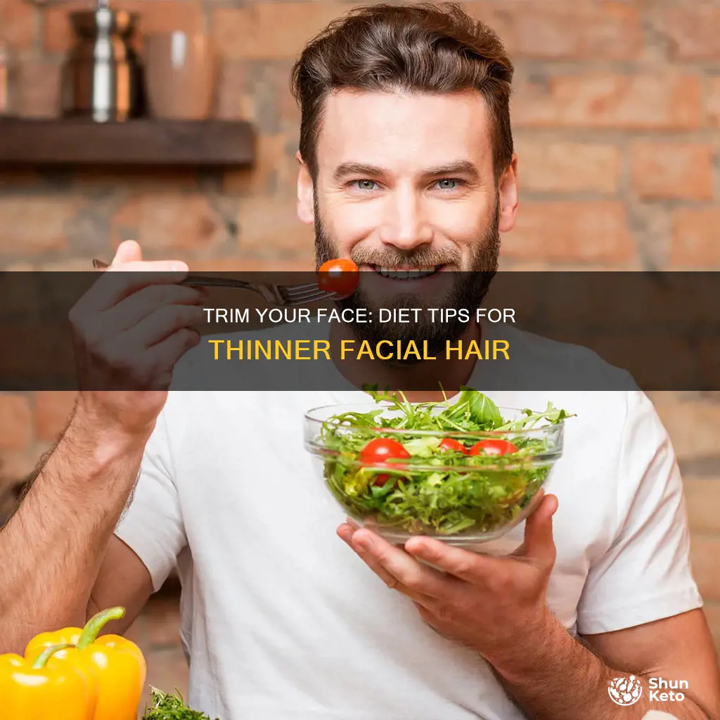 how to reduce facial hair through diet