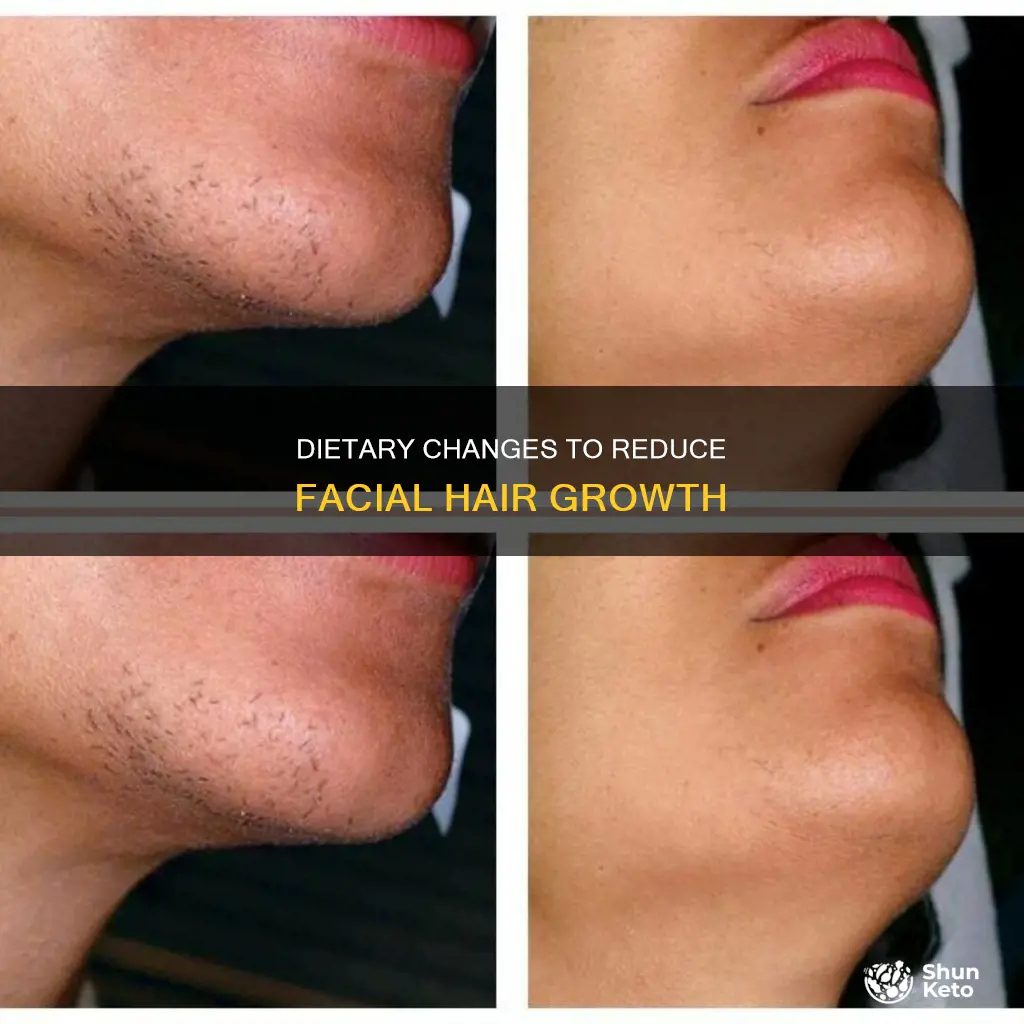 how to reduce facial hair through diet