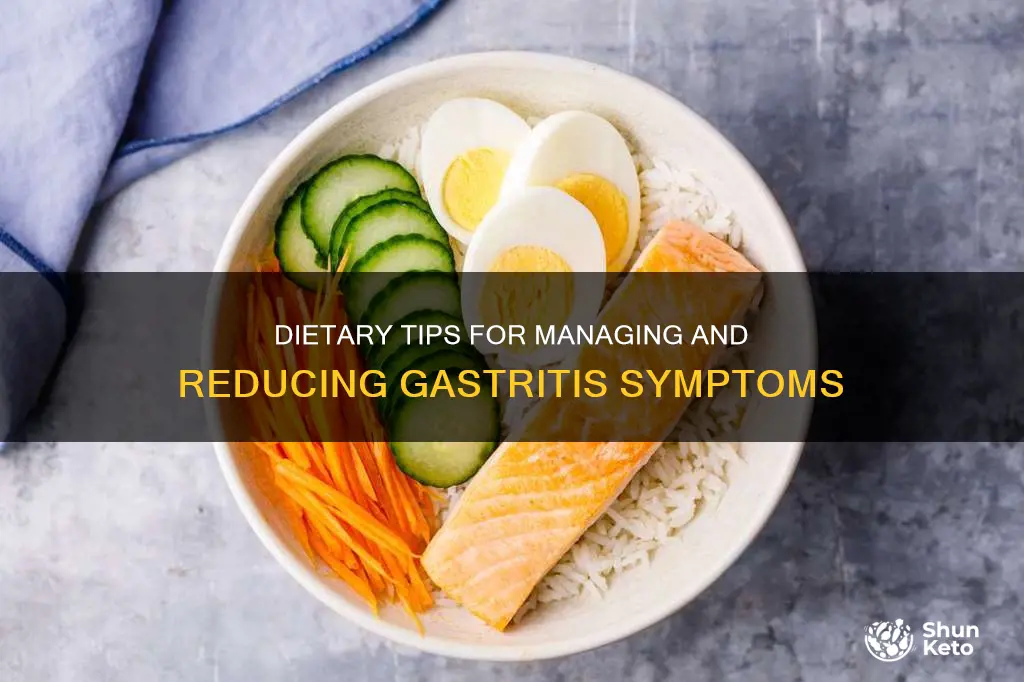 how to reduce gastritis diet