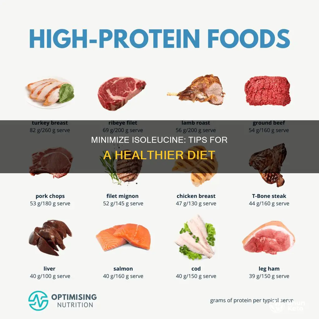 how to reduce isoleucine in diet