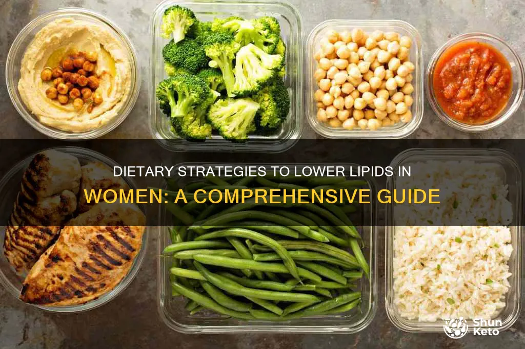 how to reduce lipids in a female with diet