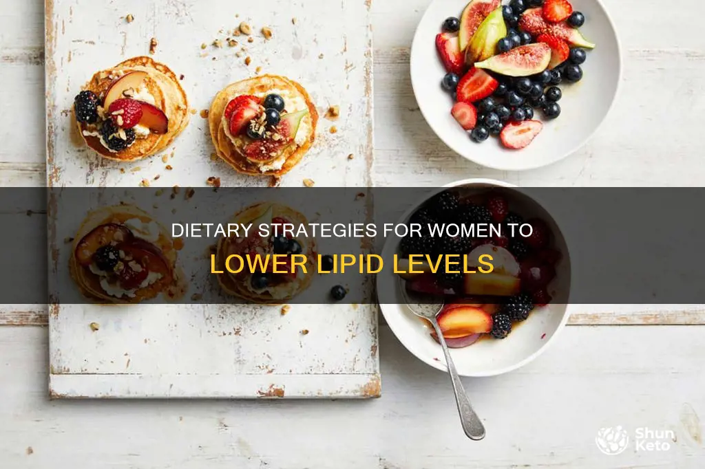 how to reduce lipids in a female with diet