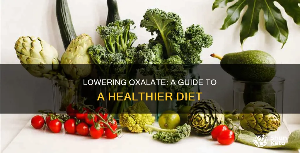 how to reduce oxalate in diet