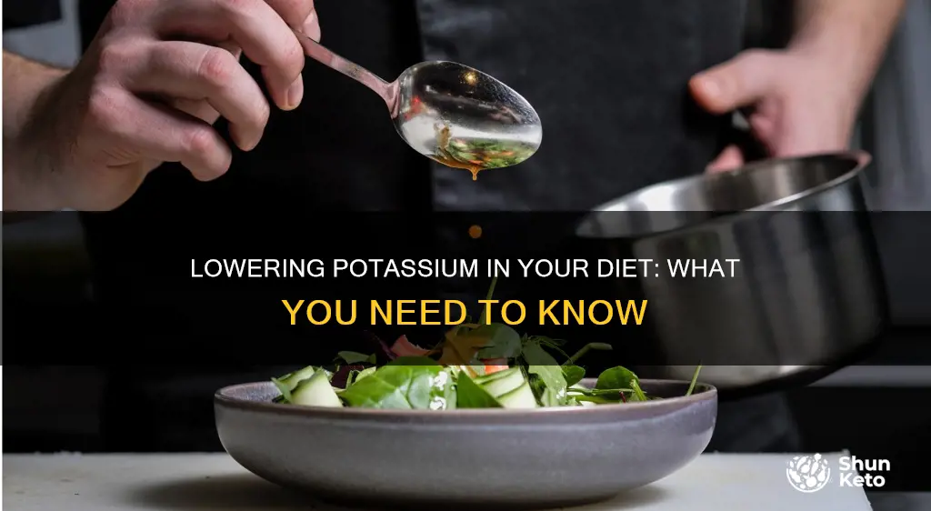 how to reduce potatssium in the diet