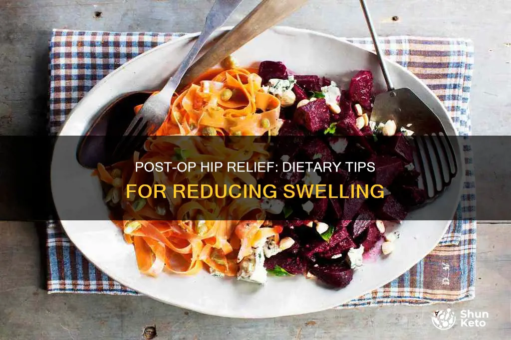 how to reduce swelling after hip replacement diet