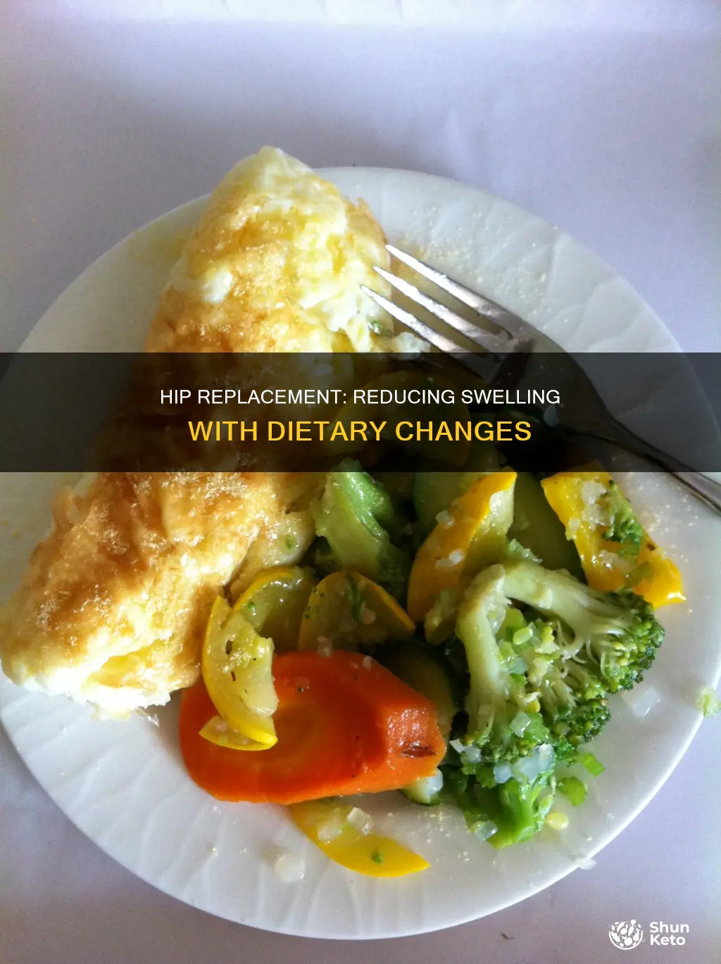 how to reduce swelling after hip replacement diet