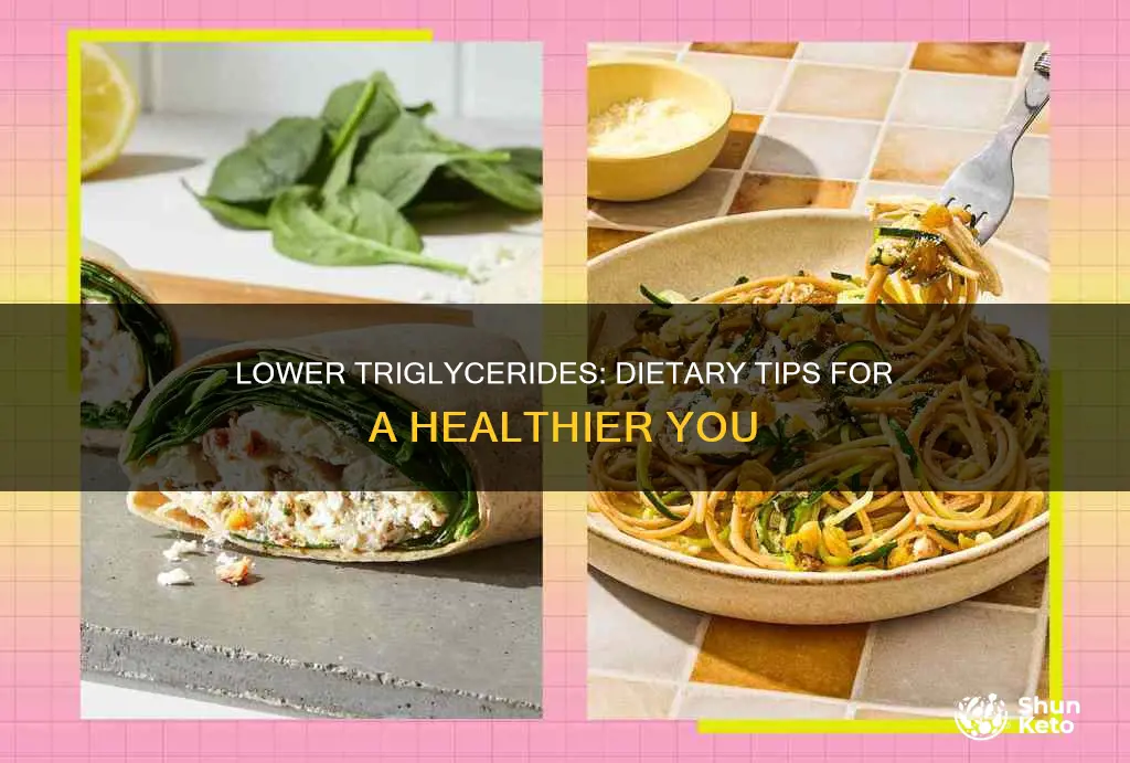 how to reduce triglycerides through diet