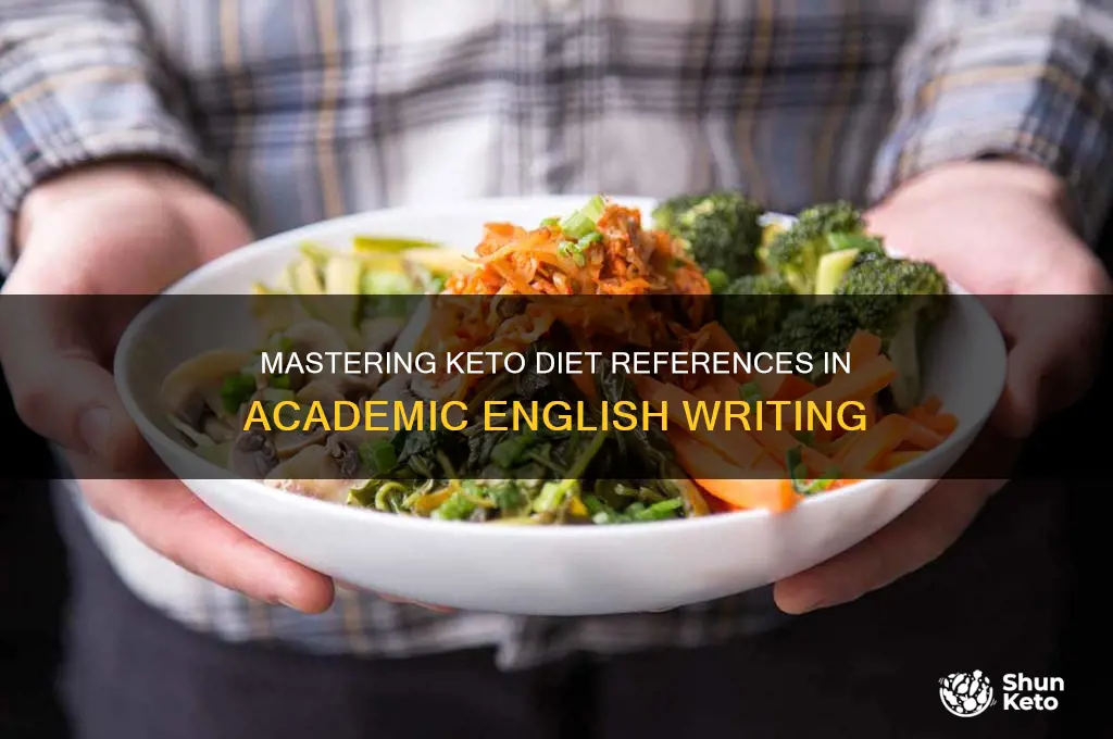 how to reference the keto diet in paper english